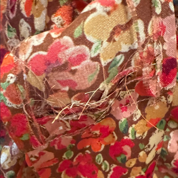 Victoria's Secret Vibrant Floral Satin Robe  - One Size - Picture 5 of 8